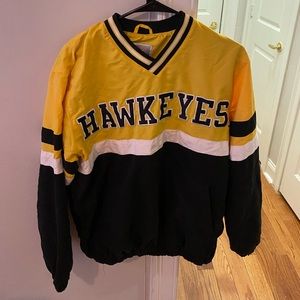 Iowa Hawkeyes Men’s Small Pullover Windbreaker Jacket